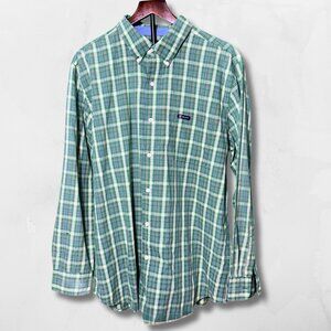 Chaps button down plaid long sleeve shirt XL